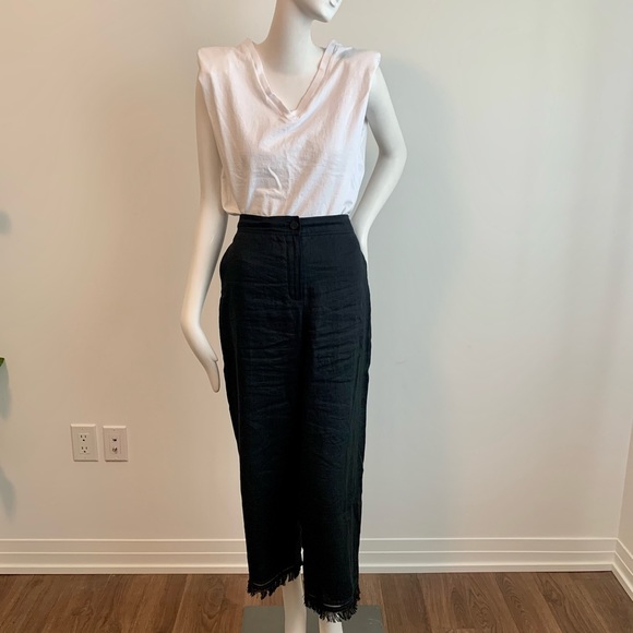 Theory Linen Pants Sz 8 - Picture 2 of 8